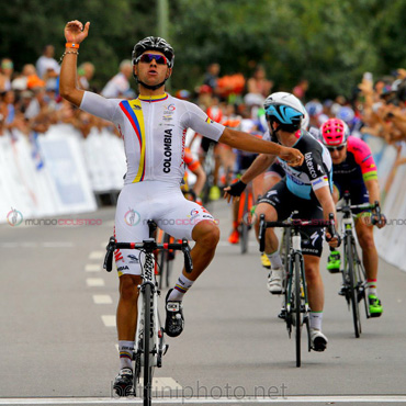 Fernando Gaviria, ganador dos etapas del Tour de San Luis