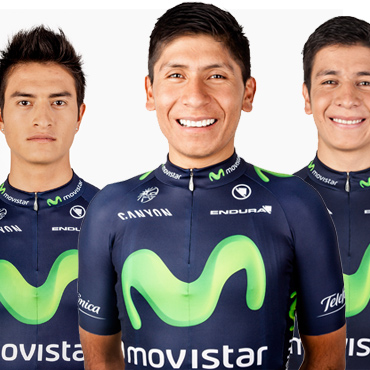 Este es el escuadrón Movistar 2015 liderado por Nairo Quintana y Alejandro Valverde, presentado este martes en Madrid