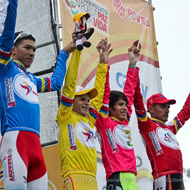 El podio de la Vuelta al Táchira 2015 quedó casi que definido tras la novena etapa