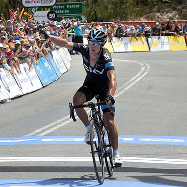 Richie Porte alcanzó una agridulce victoria en Willunga Hill