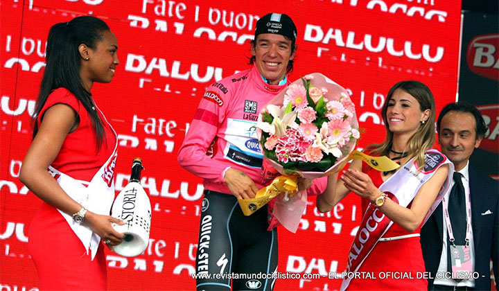 El doble subcampeón del Giro de Italia se presentará junto a su equipo Ettix-Quikstep este miércoles en Bélgica