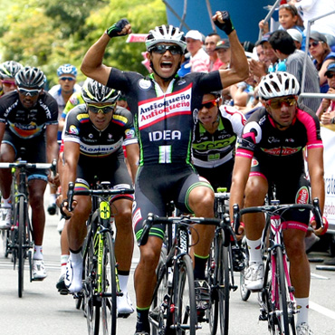 El equipo colombiano Orgullo Antioqueño, en la categoría continental para esta temporada 2015.