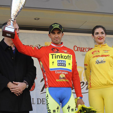 Alberto Contador, líder de Vuelta a Andalucia (Prensa V.Andalucia)