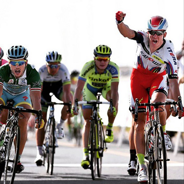 Alexander Kristoff se impuso en tercera etapa del Tour de Omán (Prensa Katusha)