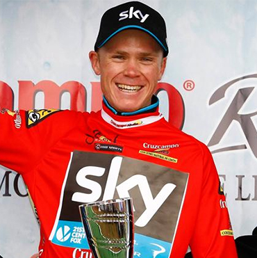 Chris Froome el nuevo rey de la Vuelta a Andalucía (Foto©TwitterTeamSky)