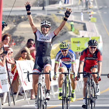 Fabián Cancellara ganó segunda etapa de Tour de Omán y es el líder