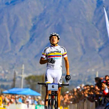 Fabio Castaneda, ganador en Copacabana en cross country élite