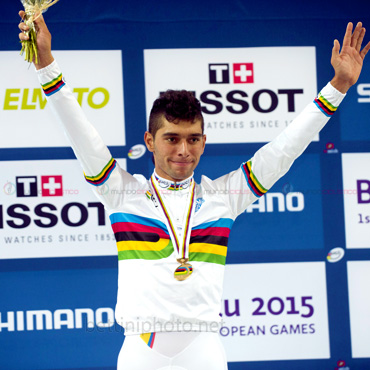 El Campeón Mundial de Omnium regresó a Colombia tras su paso por Bélgica donde fue contratado por el Ettix-Quikstep para las temporadas 2016 y 2017