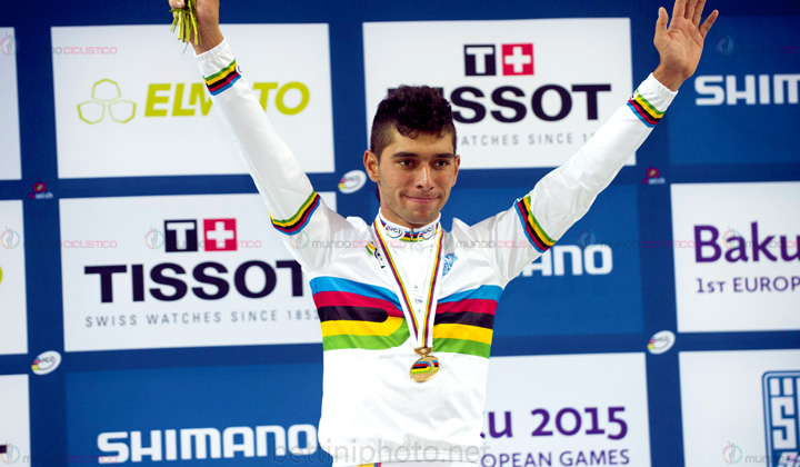 El Campeón Mundial de Omnium regresó a Colombia tras su paso por Bélgica donde fue contratado por el Ettix-Quikstep para las temporadas 2016 y 2017