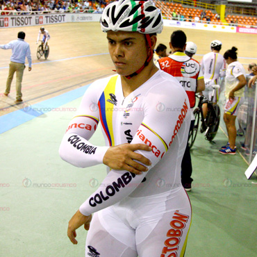 Julián Suarez, hace su debut en Mundial de Pista de Francia