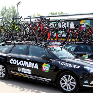 Team Colombia a partir de hoy en la Etoile de Bességes, en Francia