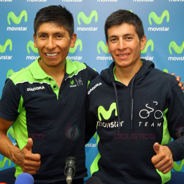 Nairo Quintana, quedó satisfecho con el rendimiento de su hermano Dayer, en la Ruta Nacional