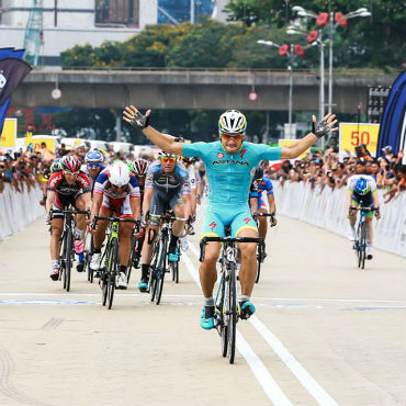 Andrea Guardini vencedor de la etapa de cierre del Tour de Langkawi