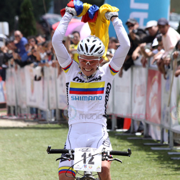 Ángela Parra una de las cartas fuertes por Colombia, en Panamericano de MTB