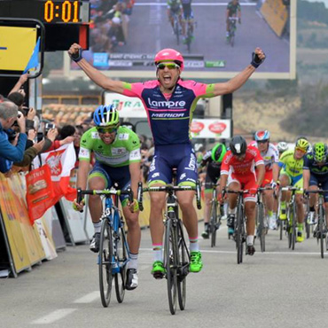 Davide Cimolai ganador de etapa de la Tirreno Adriático (Foto Paris-Nice Press)