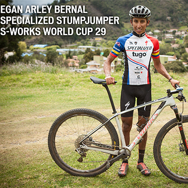 Egan Bernal, del Team BiciSpecialized-Tugó estará en competencia en Chile