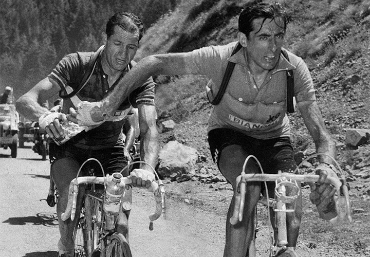 Dieciocho escarabajos estarán en la partida de la prueba que conmemora a los dos mitos del ciclismo italiano: Fausto Coppi y Gino Bartali