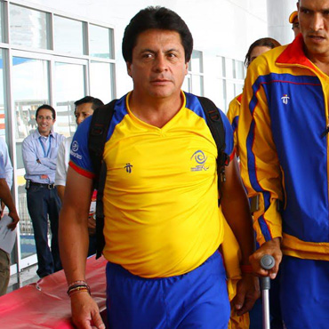 José 'Chepe' Castro, técnico de la Selección Colombia de PaJracycling