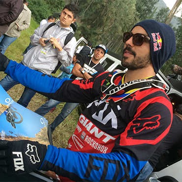 Gutierrez sumó la medalla de plata en el DH elite del evento continental que se disputa en Cota