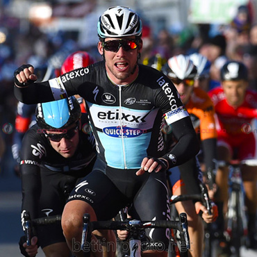 Mark Cavendish, no se cansa de ganar. Venció en la Kuurne-Bruselas-Kuurne