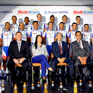 Se presentó en Cali el Equipo Redetrans SUpergiros para el 2015