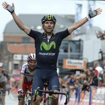 Alejandro Valverde se impuso en la Lieja-Bastoña-Lieja este domingo (Foto Movistar)