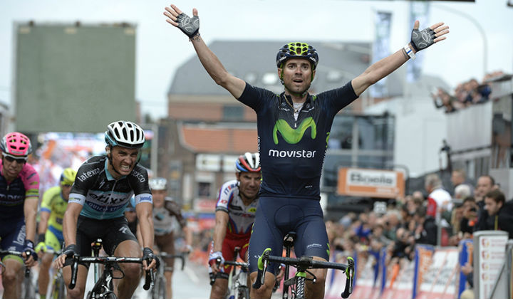 Alejandro Valverde se impuso en la Lieja-Bastoña-Lieja este domingo (FOTO Movistar)