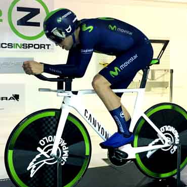 Alex Dowsett, en su preparación camino a batir el récord de la hora