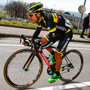 Edwin-Avila (Team Colombia) noveno en la etapa de la Vuelta a Castilla y León