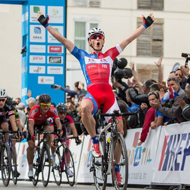 Marko Kump vencedor de la segunda etapa del Tour de Croacia
