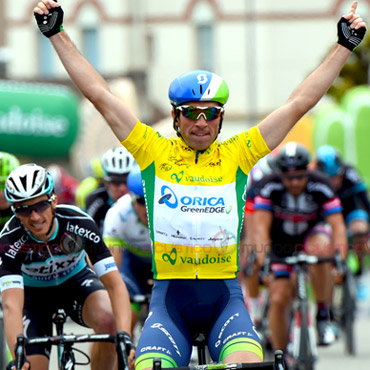 Michael Albansini repitío victoria de etapa en el Tour de Romandía