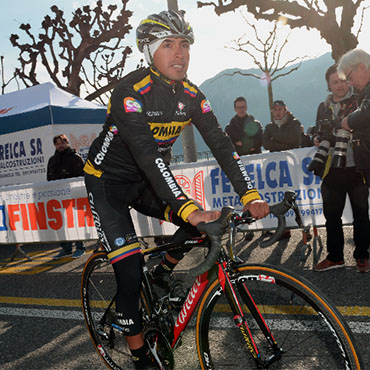 Rubiano entró tercero y este domingo disputará el título de la Vuelta a Castilla y León