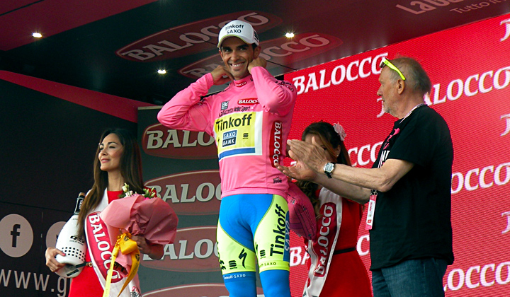 Alberto Contador nuevo líder del Giro de Italia