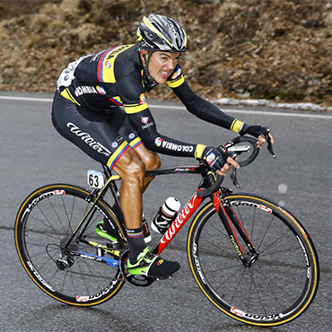 Alex Cano regresó al país a seguir su preparación con miras a la Vuelta a España