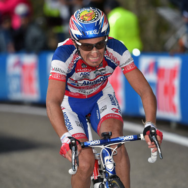 Franco Pellizotti protagonista este jueves en el Giro de Italia 2015