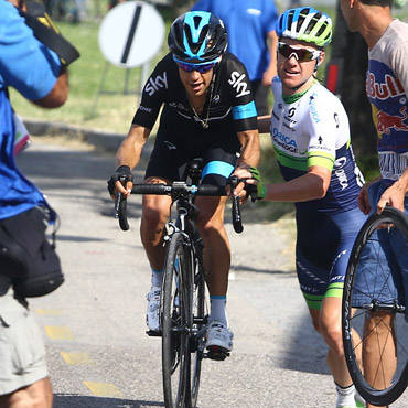Richie Porte y Simón Clarke, la polémica del Giro de Italia 2015