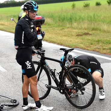 Richie Porte tomó la decisión este lunes de abandonar el Giro de Italia 2015