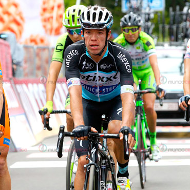 Rigoberto Uran, no ha contado con suerte en este Giro de Italia