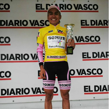 Steven Calderón líder de la Vuelta a Bidasoa