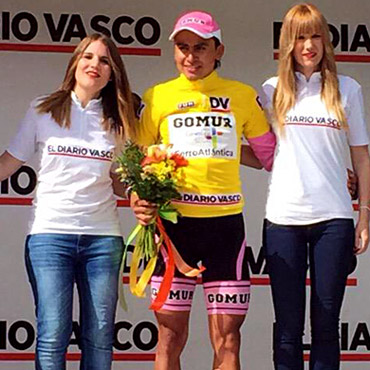 Steven Calderón ganador de primera etapa y líder de Vuelta al Bidasoa (Ciclismo en directo @NCiclismo)