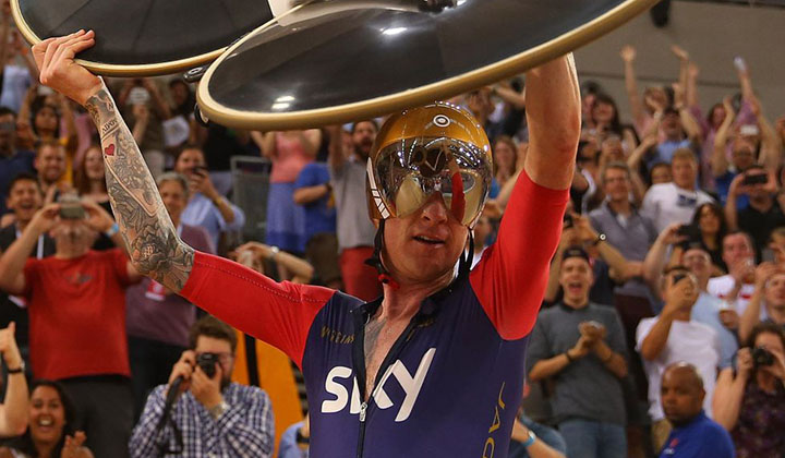 Wiggins protagonizó una fantástica noche el pasado domingo en el Velódromo Olímpico de Londres