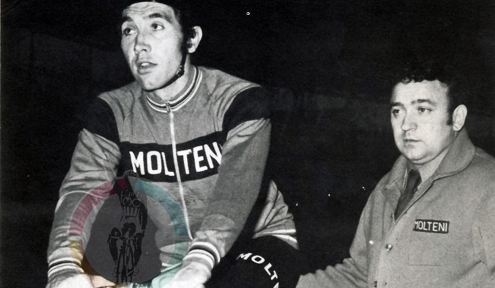Merckx consiguió el Record de la Hora en 1972, la marca estuvo vigente durante 28 años cimentando aún mas la leyenda del belga