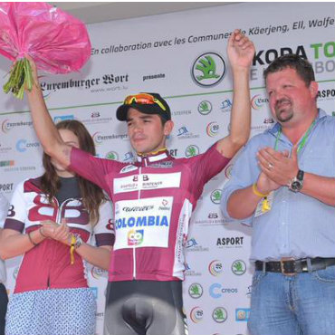 Fabio Duarte comanda la montaña en el Tour de Luxemburgo
