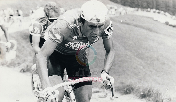 Fabio Parra, podio en 1987 en Tour de Suiza