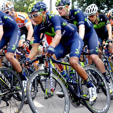 Nairo Quintana en rueda de prensa este sábado