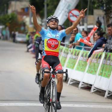 Oscar Pachón, líder Vuelta a Cundinamarca