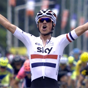 Peter kennaugh ganador de primera etapa de la Dauphiné Liberé