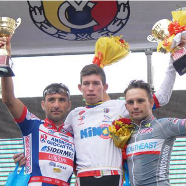 Podio séptima etapa Vuelta a Venezuela 2015