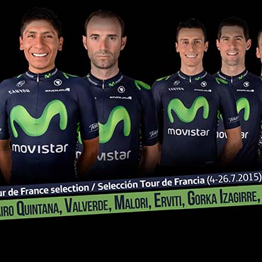 El Movistar confirmó su equipo para el Tour de Francia con el sensacional escarabajo boyacense, Nairo Quintan