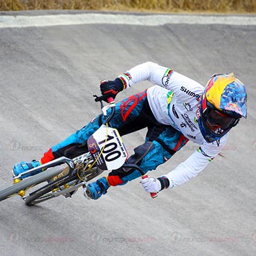 Mariana Pajón, dos medallas de oro en pista de Peñamonte de Ubaté